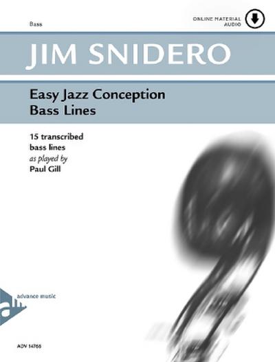 Easy Jazz Conception Bass Lines, Bass, m. Online Material Audio
