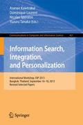 Information Search, Integration, and Personalizati