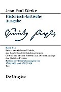 Leben des Quintus Fixlein, aus funfzehn Zettelkästen gezogen