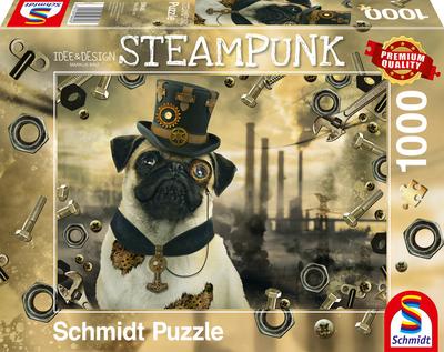Schmidt Spiele Puzzle 59645 Markus Binz, Steampunk Hund, 1.000 Teile Puzzle, bunt