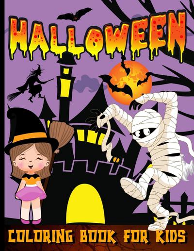 Halloween Coloring Book For Toddlers