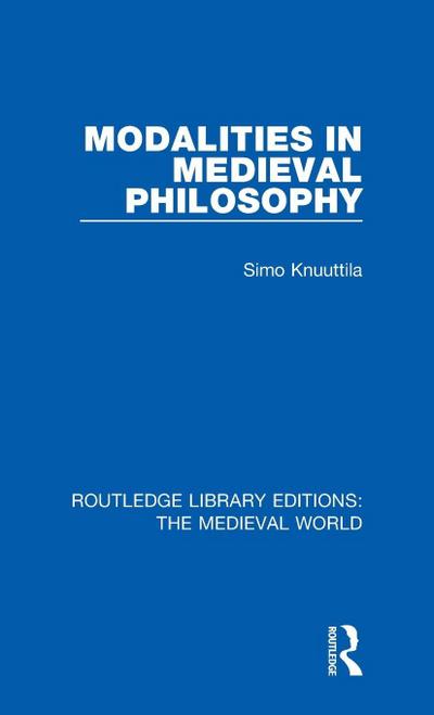 Modalities in Medieval Philosophy