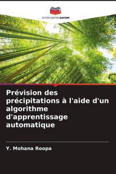 Prévision des précipitations à l’aide d’un algorithme d’apprentissage automatique