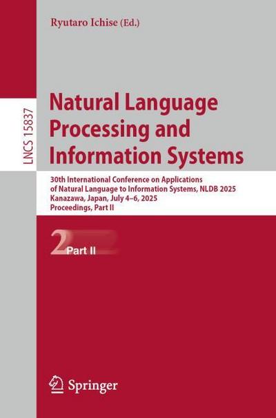 Natural Language Processing and Information Systems