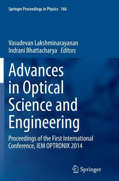 Advances in Optical Science and Engineering
