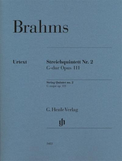 Johannes Brahms - Streichquintett Nr. 2 G-dur op. 111
