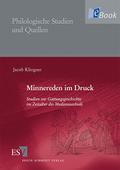 Minnereden im Druck