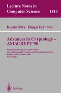 Advances in Cryptology ASIACRYPT98