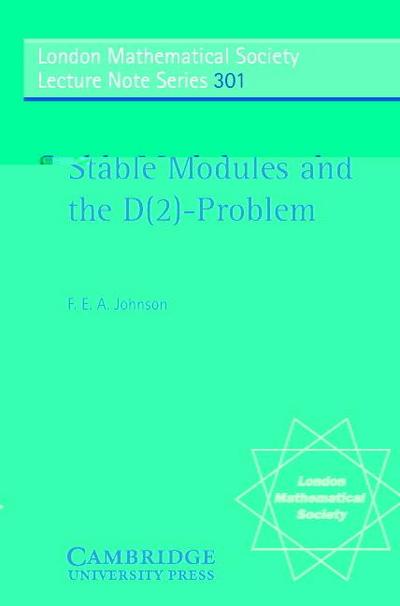 Stable Modules and the D(2)-Problem
