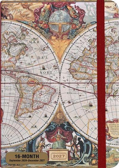 2027 Old World Weekly Planner (16 Months, Sept 2026 to Dec 2027)
