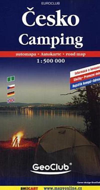 Cesko autokempy HC 1:500.000