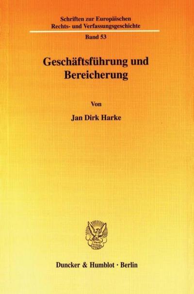 Geschäftsführung und Bereicherung