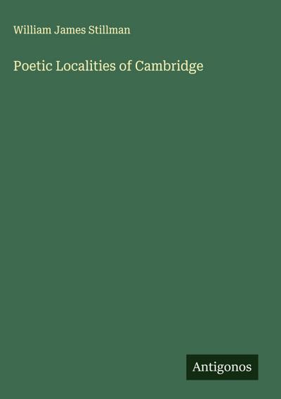 Poetic Localities of Cambridge