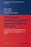 15th European Workshop on Advanced Control and Diagnosis (ACD 2019)