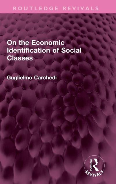 On the Economic Identification of Social Classes