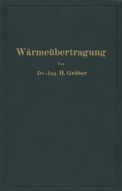 Einführung in die Lehre von der Wärmeübertragung