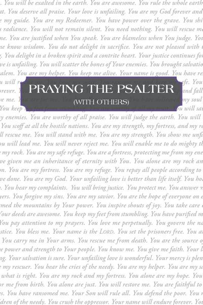 Praying the Psalter (With Others)