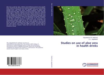 Studies on use of aloe vera in health drinks