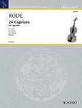 24 Caprice Etudes in the form of Etudes, in all 24 Keys: Violin Pierre Rode Composer