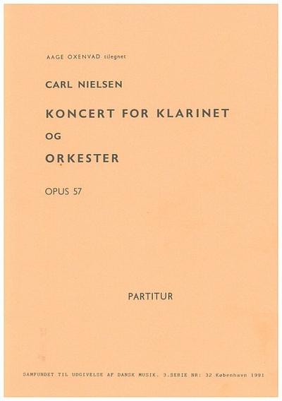 Concerto op.57 for clarinet and orchestra