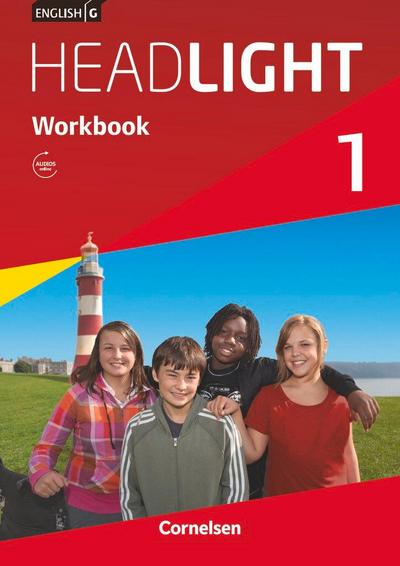 English G Headlight 01: 5. Schuljahr. Workbook mit Audios online