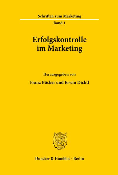Erfolgskontrolle im Marketing.