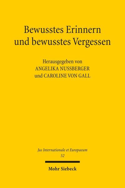 Bewusstes Erinnern und bewusstes Vergessen