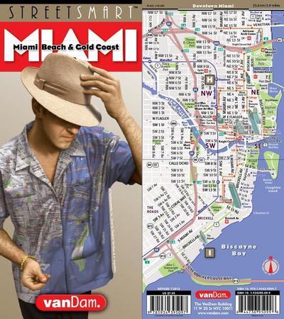 Dam, S: Streetsmart Miami Map by Vandam