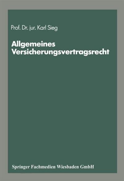 Schriftenreihe "Die Versicherung"