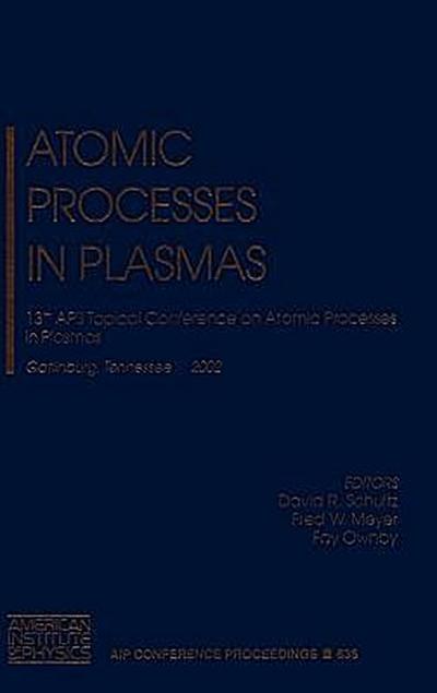 Atomic Processes in Plasmas