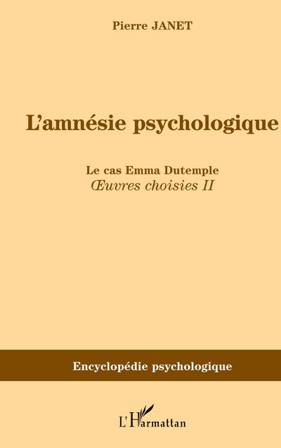 L’amnésie psychologique