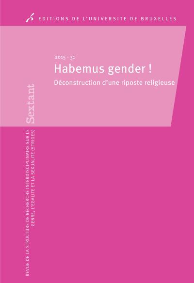 Habemus gender