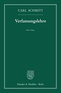 Verfassungslehre.