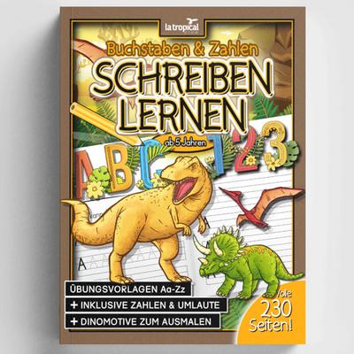 Buchstaben und Zahlen schreiben lernen ab 5 Jahren