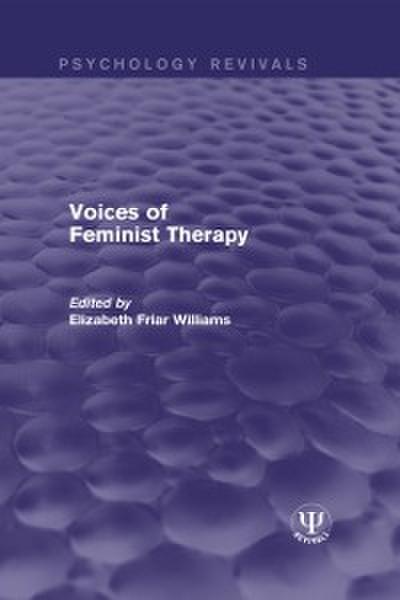 Voices of Feminist Therapy