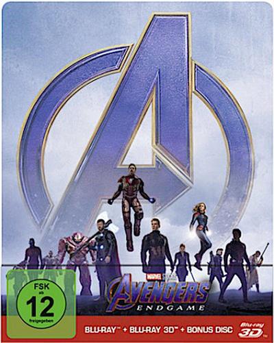 Avengers - Endgame 3D, 3 Blu-ray (Steelbook Edition)