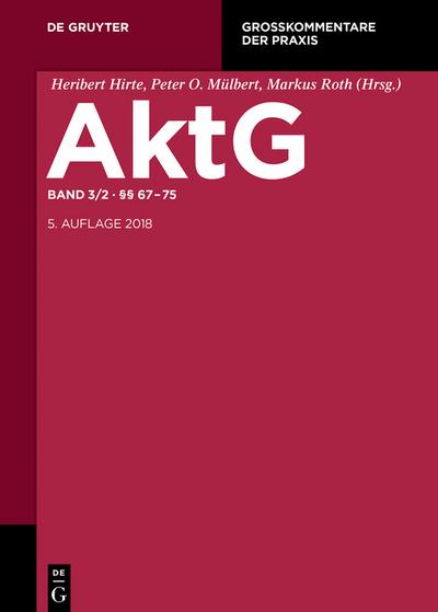 AktG 3.2 §§ 67-75