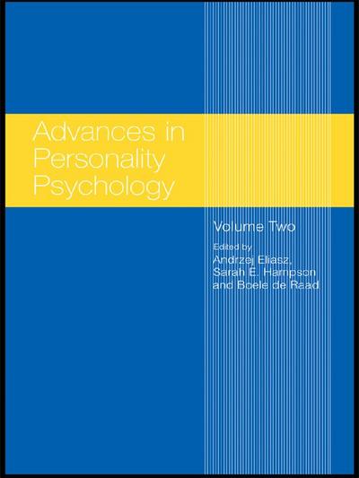 Advances in Personality Psychology