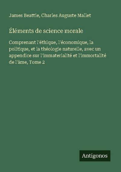 Éléments de science morale