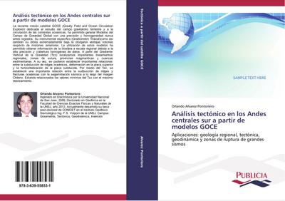 Análisis tectónico en los Andes centrales sur a partir de modelos GOCE