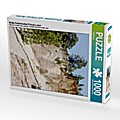 Weiße Felsformation Paisaje Lunar (Puzzle)