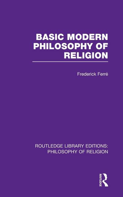 Basic Modern Philosophy of Religion