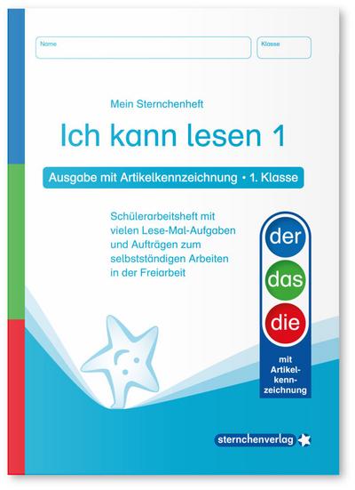 Ich kann lesen 1 - Ausgabe mit Artikelkennzeichnung - 1. Klasse 