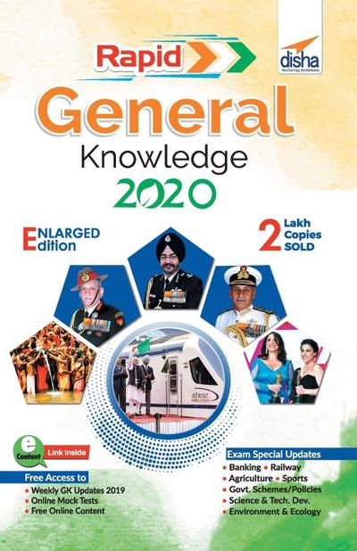 Disha’s Rapid General Knowledge 2020 for Competitive Exams 2nd Edition