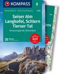 KOMPASS Wanderführer Seiser Alm, Langkofel, Schlern, Tierser Tal - Herausragende Dolomiten, 35 Touren mit Extra-Tourenkarte