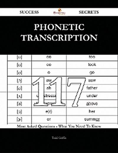 Phonetic transcription 117 Success Secrets - 117 Most Asked Questions On Phonetic transcription - What You Need To Know