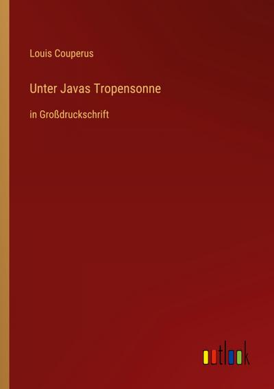 Unter Javas Tropensonne