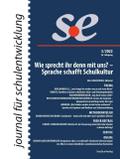 journal für schulentwicklung 3/2022
