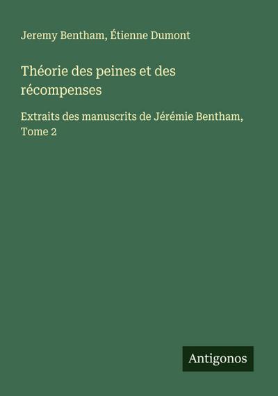Théorie des peines et des récompenses