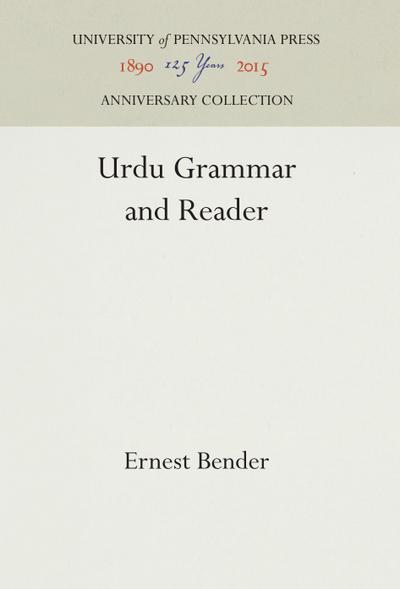 Urdu Grammar and Reader
